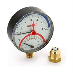 Радиальный термоманометр Uni-Fitt 311D3442 - фото 16870553