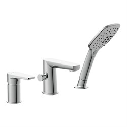 Однорычажный смеситель на борт ванны Cersanit MODUO - фото 16872066