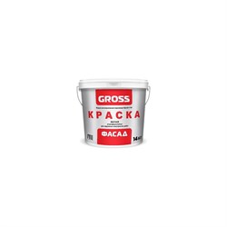 Фасадная краска Gross белая база А 14 кг - фото 16872973