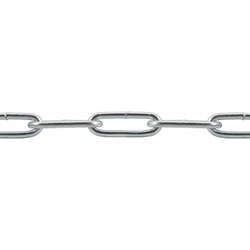 Сварная длиннозвенная оцинкованная цепь Rizzel DIN 763 LLC 8 - фото 16881244