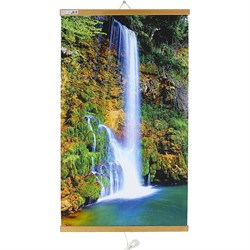 Инфракрасный гибкий настенный обогреватель для квартиры и дачи Домашний очаг Водопад - фото 16885826