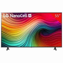Телевизор LG 55NANO80T6A, 55" (138 см), NanoCell, 3840 x 2160, 4K, 16:9, webOS, Wi-Fi, черный - фото 16900717