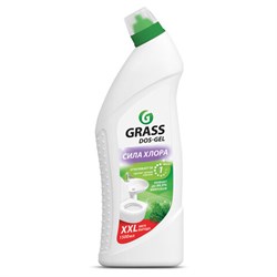 Средство для уборки сантехники и туалета дезинфицирующее 1,5л GRASS DOS-GEL СИЛА ХЛОРА, 125805 - фото 16900970