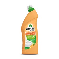 Средство для уборки сантехники и туалета дезинфицирующее 750мл GRASS DOS-GEL "Сила цитрусов", 125678 - фото 16900971