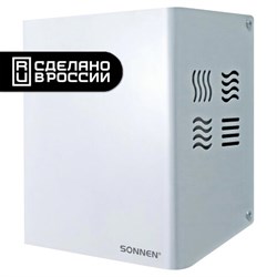 Сушилка для рук SONNEN HDR-1200W, 1200 Вт, производство РОССИЯ, антивандальная, 12 м/с, сталь, 701870 - фото 16912880