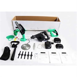 Набор аккумуляторного инструмента Zitrek GreenCut 20, ZKBL20, GreenSaw 20 Extra Power 3 в 1, 1x2.0Ач, 1x4.0Ач) - фото 16918670