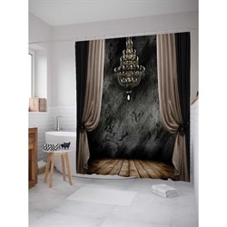 Шторка-занавеска для ванной JoyArty Темная комната - фото 16921788