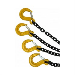 Цепной строп Сталь-91 4СЦ - 11,2/8000 звено ОВ увеличенное и укоротители - фото 16922614