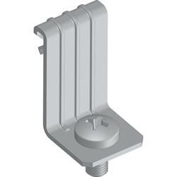 Вертикальный балочный зажим УМС 1-5 мм с отгибом и винтом М6х10 - фото 16924531