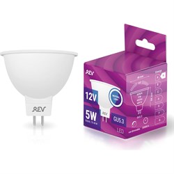 Светодиодная лампа REV LED MR16 GU5.3 5Вт, 420Лм, 4000K, 12В - фото 16924542