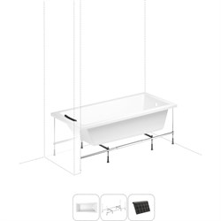 Акриловая ванна Lavinia Boho Catani - фото 16924792