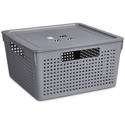 Квадратная коробка для хранения Violet Лофт - фото 16925082