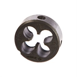 Ручная круглая плашка для нарезания метрической резьбы ЗУБР МАСТЕР - фото 16925808