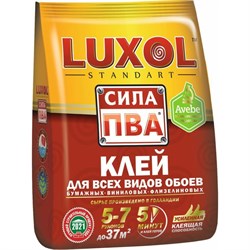 Обойный клей LUXOL Standart сила ПВА - фото 16926073