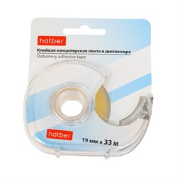 Канцелярская клейкая лента HATBER 049095 - фото 16926208