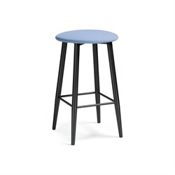 Барный стул Woodville Гангток катания дасти блю, черный матовый - фото 16927312