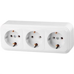 Тройная наружная розетка Юпитер Стандарт - фото 16928098