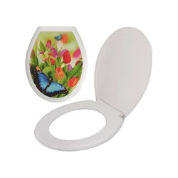 Сиденье для унитаза Мультидом Баттерфляй - фото 16928200