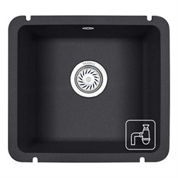 Кухонная мойка GRANULA GR-3601 шварц - фото 16929236