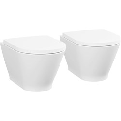 Подвесной безободковый унитаз Lavinia Boho Elegant Rimless - фото 16931039