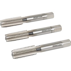 Комплект ручных метчиков Debever Machining Solutions M12х1.75, HSS, DIN 352, ISO2/6H (3 шт.) - фото 16931524