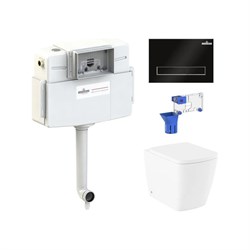 Приставной унитаз Lavinia Boho Aveo Rimless - фото 16933020