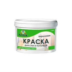 Акриловая краска для стен и потолков ЛАТЕК Л201 - фото 16936795