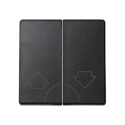 Клавиша на двухклавишный кнопочный выключатель Simon S73 Loft - фото 16939599