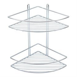 2-ярусная угловая полка для ванной Rosenberg RUS-385320 - фото 16941932