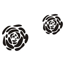 Виниловый трафарет STMDECOR Чайная роза - фото 16942344