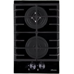 Газовая варочная панель KONIGIN flash 302 bkgw - фото 16944338