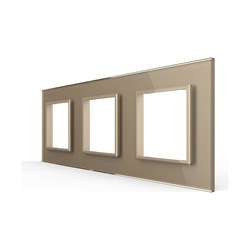 Рамка для розетки LIVOLO BB-C7-SR/SR/SR-13 - фото 16944490