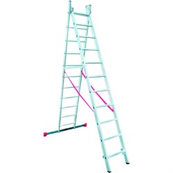 Двухсекционная лестница НОВАЯ ВЫСОТА 604211 - фото 16948441