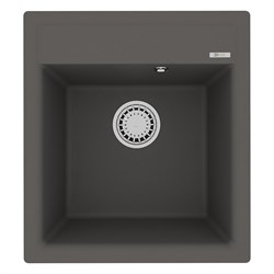 Кухонная мойка Lemark HANKA 450 цвет: серый шёлк - фото 16948483