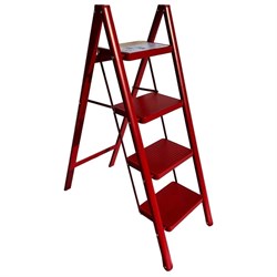 Стальная стремянка АЛЮБЭСТ DLS404R - фото 16949260