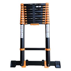 Телескопическая лестница WORKY black max 5,9м 15ступеней - фото 16950103
