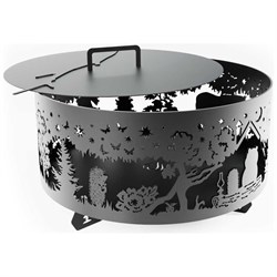 Костровая чаша Flamet Ежик в тумане - фото 16950954
