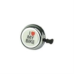 Стальной стандартный звонок JOY KIE 54BF-06I Love my Bike - фото 16952229