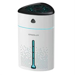 Увлажнитель воздуха ERGOLUX ELX-HUM01-C01, объем бака 1 л, 5 Вт, подсветка, белый - фото 16959670