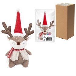 Украшение новогоднее интерьерное 40 см "Забавный оленёнок", полиэстер, ЗОЛОТАЯ СКАЗКА, 592509 - фото 16959771