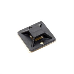 Самоклеящаяся площадка для крепления стяжек 5bites CTM2525-50BK - фото 16961729