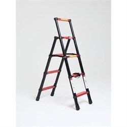 Телескопическая лестница-стремянка WORKY BLACK - фото 16962618