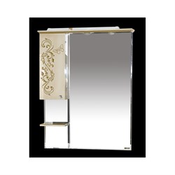 Левый зеркальный шкаф MISTY Бабочка-90 - фото 16963968