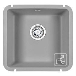Кухонная мойка GRANULA GR-3801 алюминиум - фото 16964370