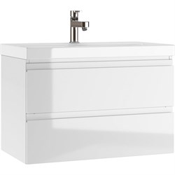 Подвесная тумба под умывальник Moduo 80 Домино Graffo В2 - фото 16965968