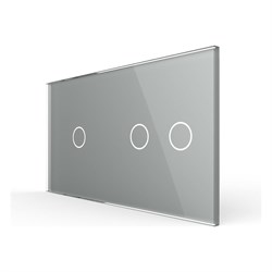 Панель для двух сенсорных выключателей LIVOLO BB-C7-C1/C2-15 - фото 16968787