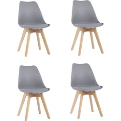 Стул для кухни Стул Груп frankfurt v, серый - фото 16988847