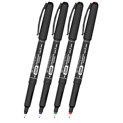 Маркеры перманентные для любой гладкой поверхности, НАБОР 4 шт., 4 ЦВЕТА, CENTROPEN "OHP", 0,6 мм, 2636/4, 626360401 - фото 17000821