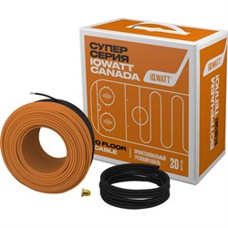 Профессиональный греющий кабель для установки в слой цементно-песчанной стяжки для любого напольного покрытия IQWATT IQ FLOOR CABLE - фото 17013854