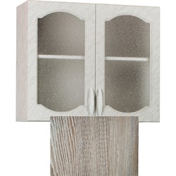 Шкаф для посуды SANTREK 60 Ель (со стеклом) фасад МДФ - фото 17014420